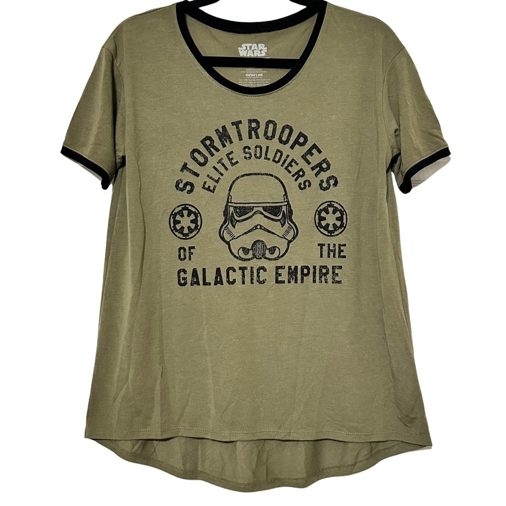 Fifth Sun Star Wars Stormtroopers Elite Soldiers Olive & Black Graphic Tee Sz XL